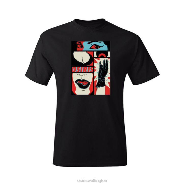 T-shirt Unisex Osiris Z80L29 Shocker Tee Black