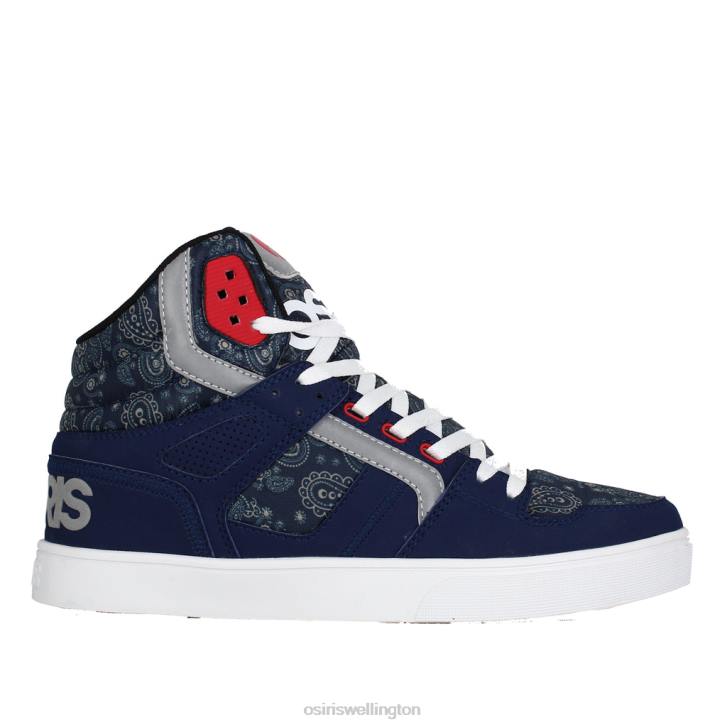 Shoe Unisex Osiris Z80L21 Clone Navy/Red/Paisley
