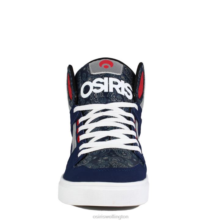 Shoe Unisex Osiris Z80L21 Clone Navy/Red/Paisley