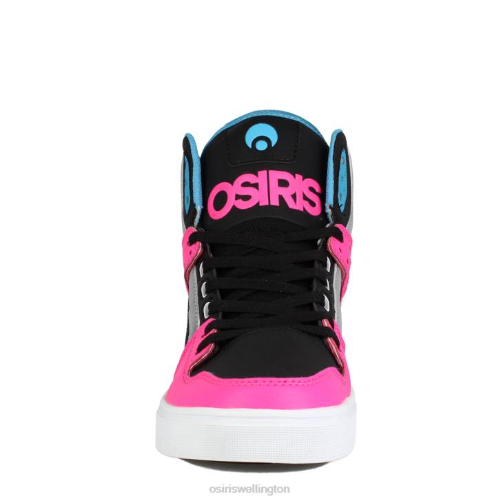 Shoe Unisex Osiris Z80L23 Clone Black/Pink/Cyan