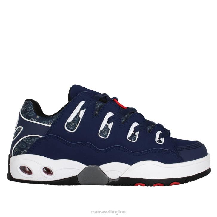 Shoe Unisex Osiris Z80L4 D3 OG Navy/Red/Paisley